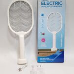 Raqueta Paleta Mata Moscas Mosquitos Recargable Usb Dual