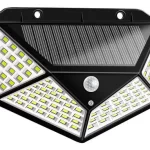 LAMPARA SOLAR PARA EXTERIORES CON SESNOR DE MOVIMIENTO