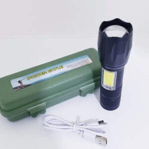 LINTERNA METAL 12CM 537 RECG.CAJA VERDE