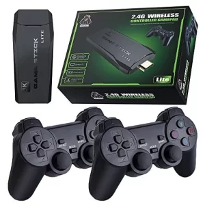 Consola de Juegos Retro Game Stick Emulador 4k C/2 Joysticks 64 GB