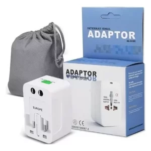 Adaptador Universal Viajero Viaje Enchufe Mundial Reforzado