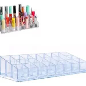 Organizador Acrilico Porta Labiales 24 Compartimientos