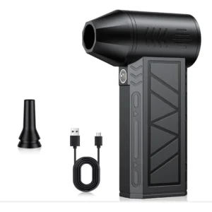 Soplador Portátil Turbo Recargable 3 Velocidades Con Luz