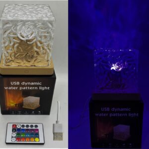 LAMPARA AURORA BOREAL RGB C/CONTROL CUBO