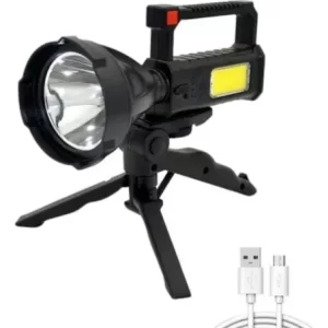 Linterna Busca Huella + Solar Recargable Linterna Negro Luz Blanco