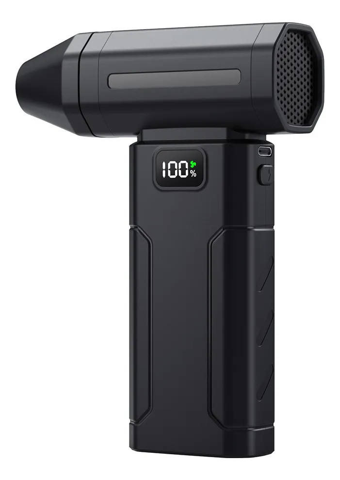 Soplador Portátil Turbo Recargable 3 Velocidades Con Luz
