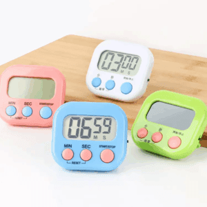 Temporizador Timer Digital De Cocina Con Iman Y Sujetador