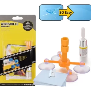 Kit Reparación Parabrisas Universal Vidrio Cristal Auto Color Amarillo