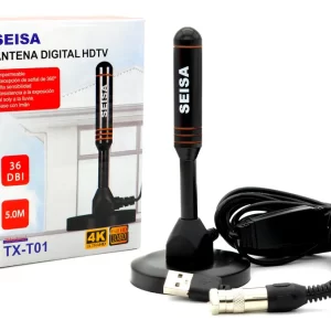 Antena Digital Actva Tda Tv Full Hd Señal 360º Con Imán