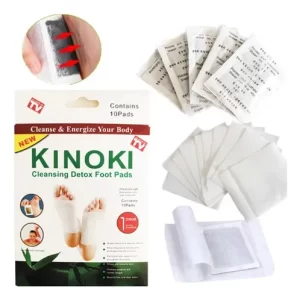 Parche Pies Desintox Kinoki 100% Natural. Caja X 10 Parches