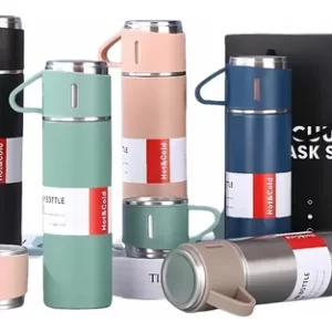 Kit De Botellas Térmicas Para Acampar, 500 Ml Y Taza De Café