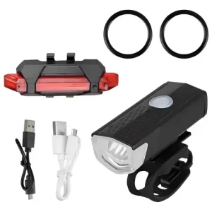 Set Luces Para Bicicleta Impermeables Recargables A Usb
