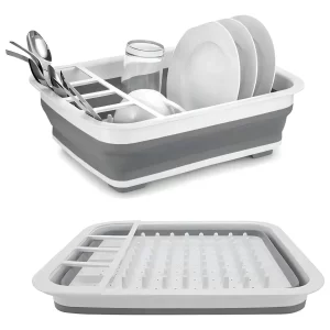 Secaplatos Escurridor Silicona Plegable Cocina