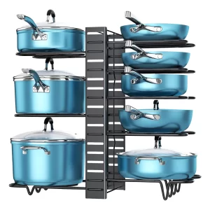 Organizador De Cocina Para 8 Ollas Y Sartenes