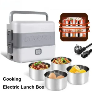 Lonchera Eléctrica A Vapor 2.4l Calentador Alimento Oficina