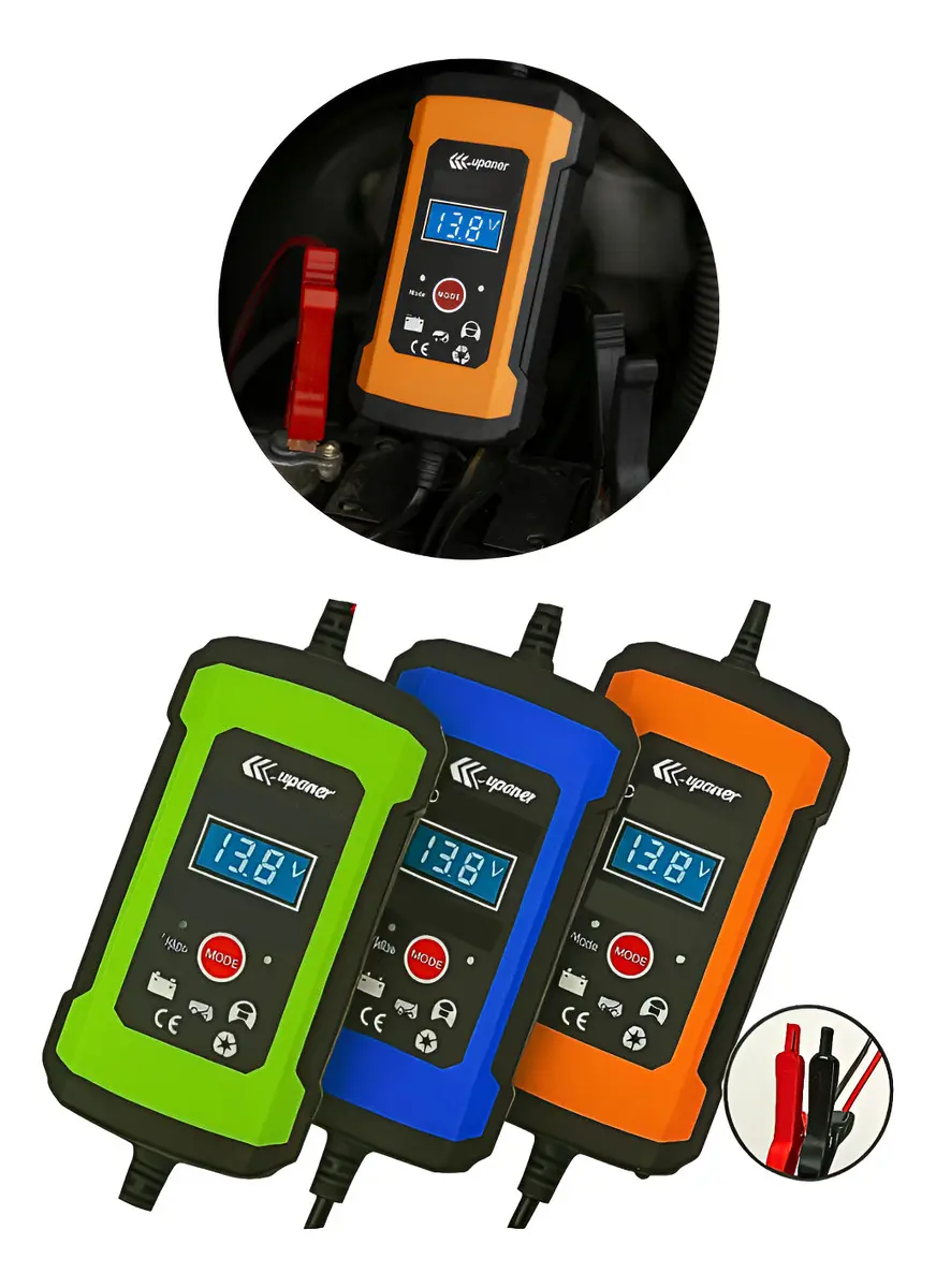 Cargador Batería Inteligente Lambotech Auto Moto 12V 4-100amp