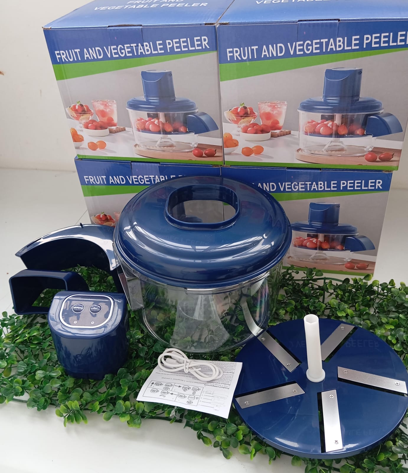 Pelador Eléctrico Nuevo Para Frutas Y Verduras