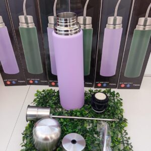 Termo Autocebante 750 Ml 2 En 1 Acero Reforzado
