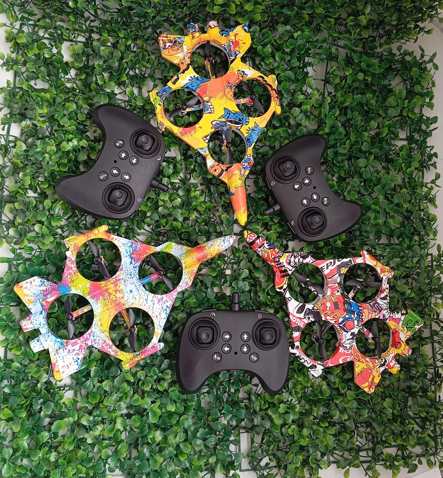 Mini Dron Avión Juguete X30 Fighter Graffiti Control Niños - Imagen 5