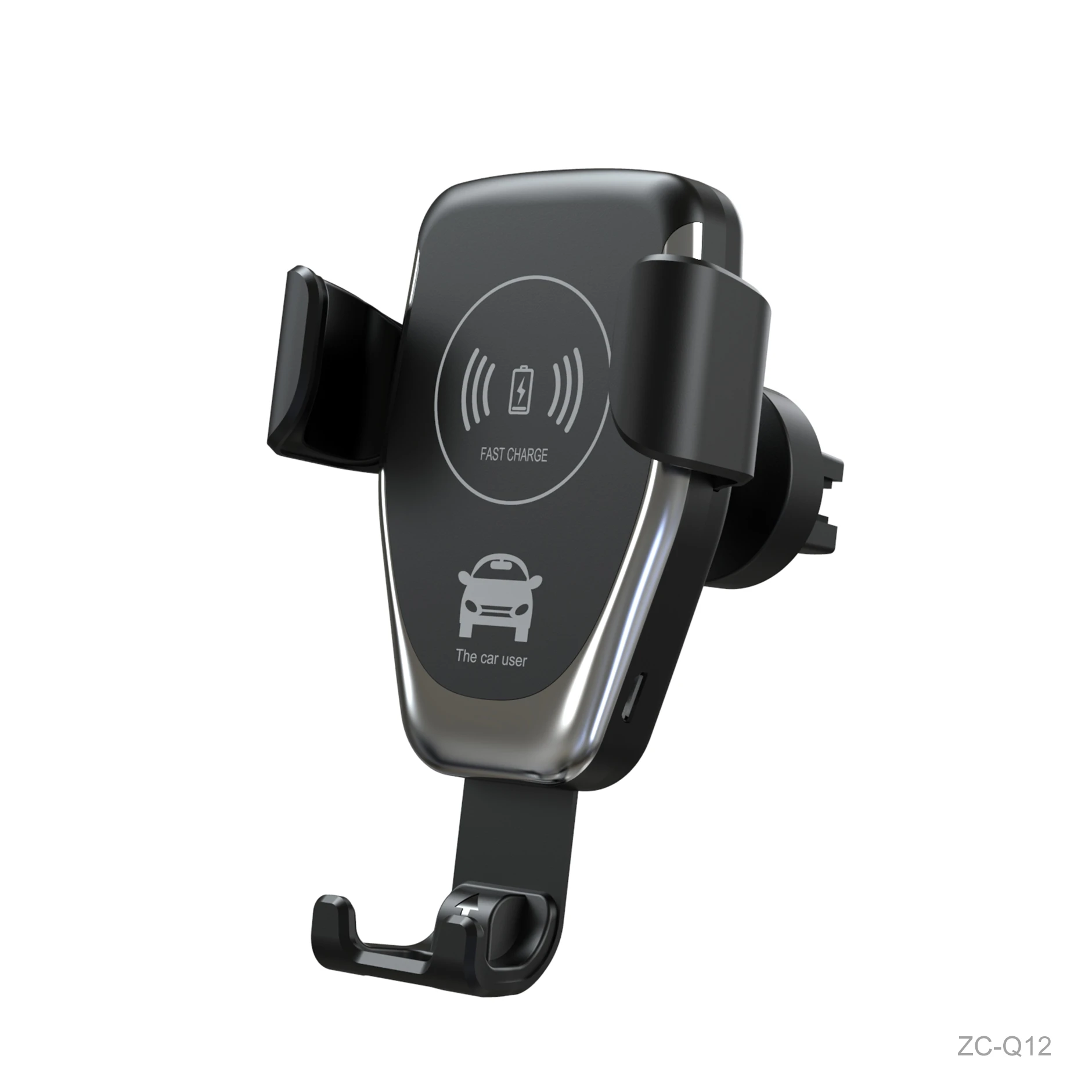 SOPORTE HOLDER PARA AUTO ZC-Q12 CON CARGA INALÁMBRICA ⚡