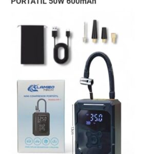Compresor Portatil Recargable Usb- C