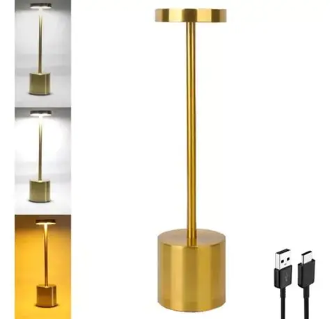 Lampara Velador Usb Recargable Tactil