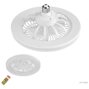 LAMPARA LED CON VENTILADOR 3 VELOCIDADES CON CONTROL REMOTO MODELO CP-FS05