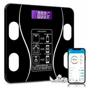 Balanza Personal De Baño Digital Lcd Inteligente App Bt