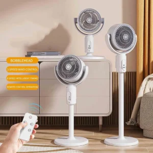 Ventilador Portatil Pie Carga Usb Gira 90° Temporizador 10w