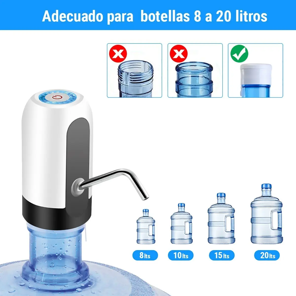 Dispensar bidón de agua Usb - Imagen 2