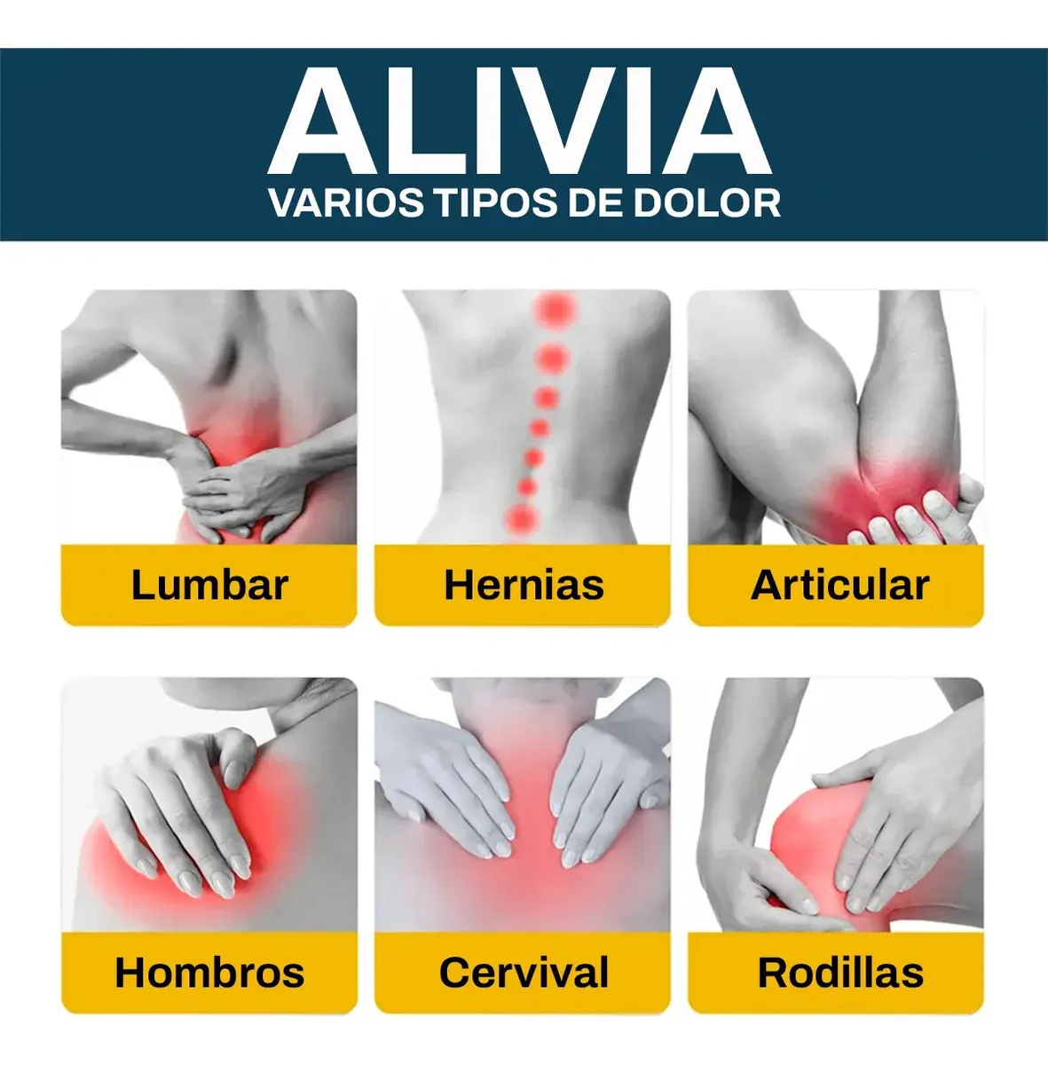 Crema Alivio Natural Espalda Rodilla Codo Cuello Muscular - Imagen 2